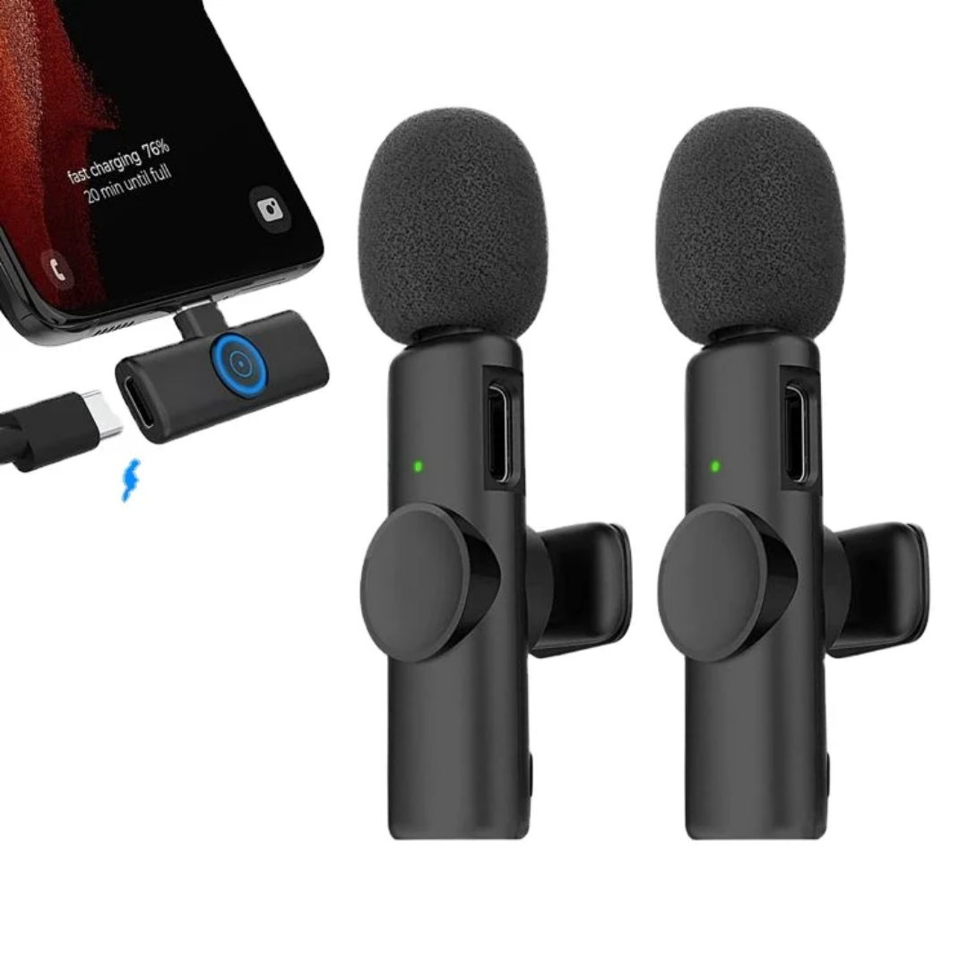 Iphone Dual lapel mic