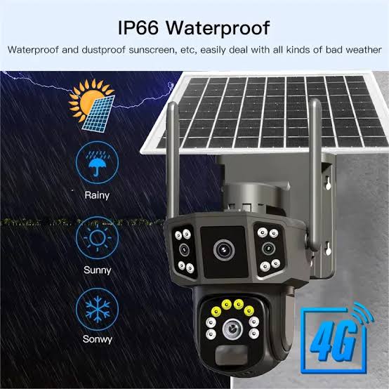 Wireless smart solar camera 4g P3-8F