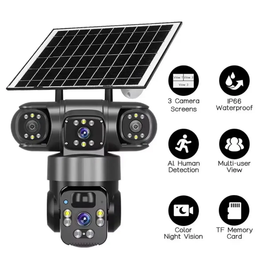 Solar powered wifi camera ABT-6651