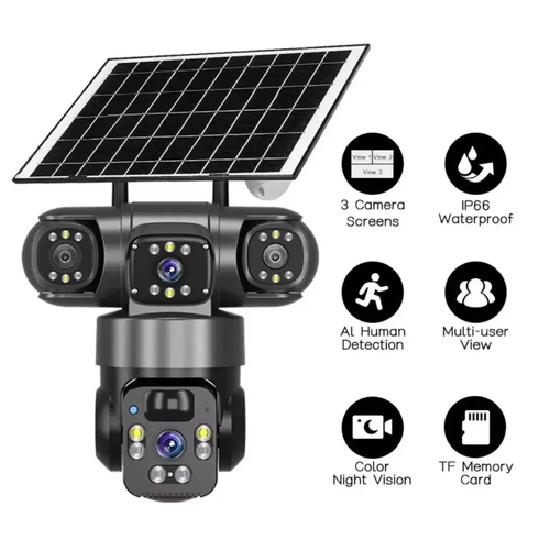 Solar powered wifi camera ABT-6651