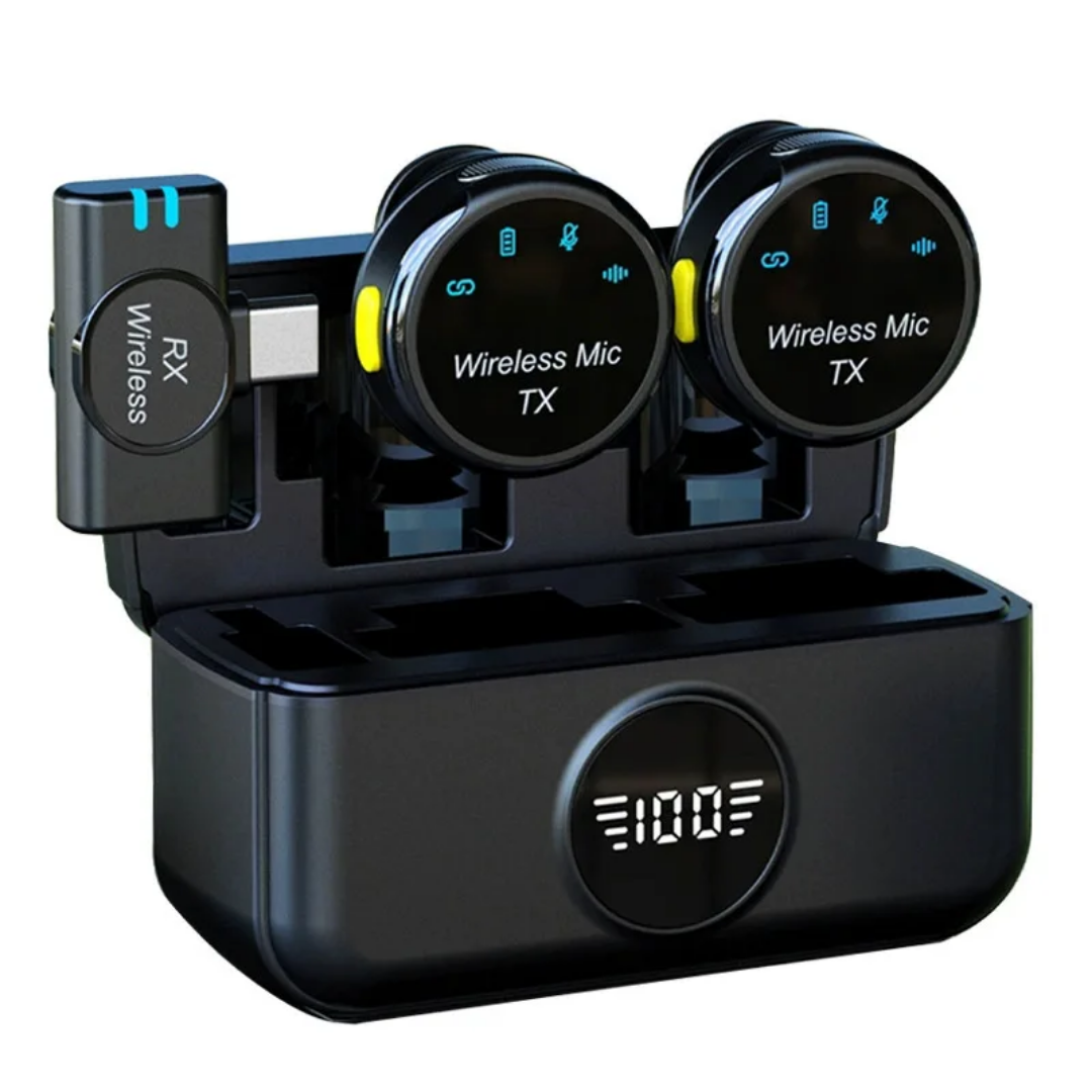 S5 wireless lapel mic for outdoor live streaming