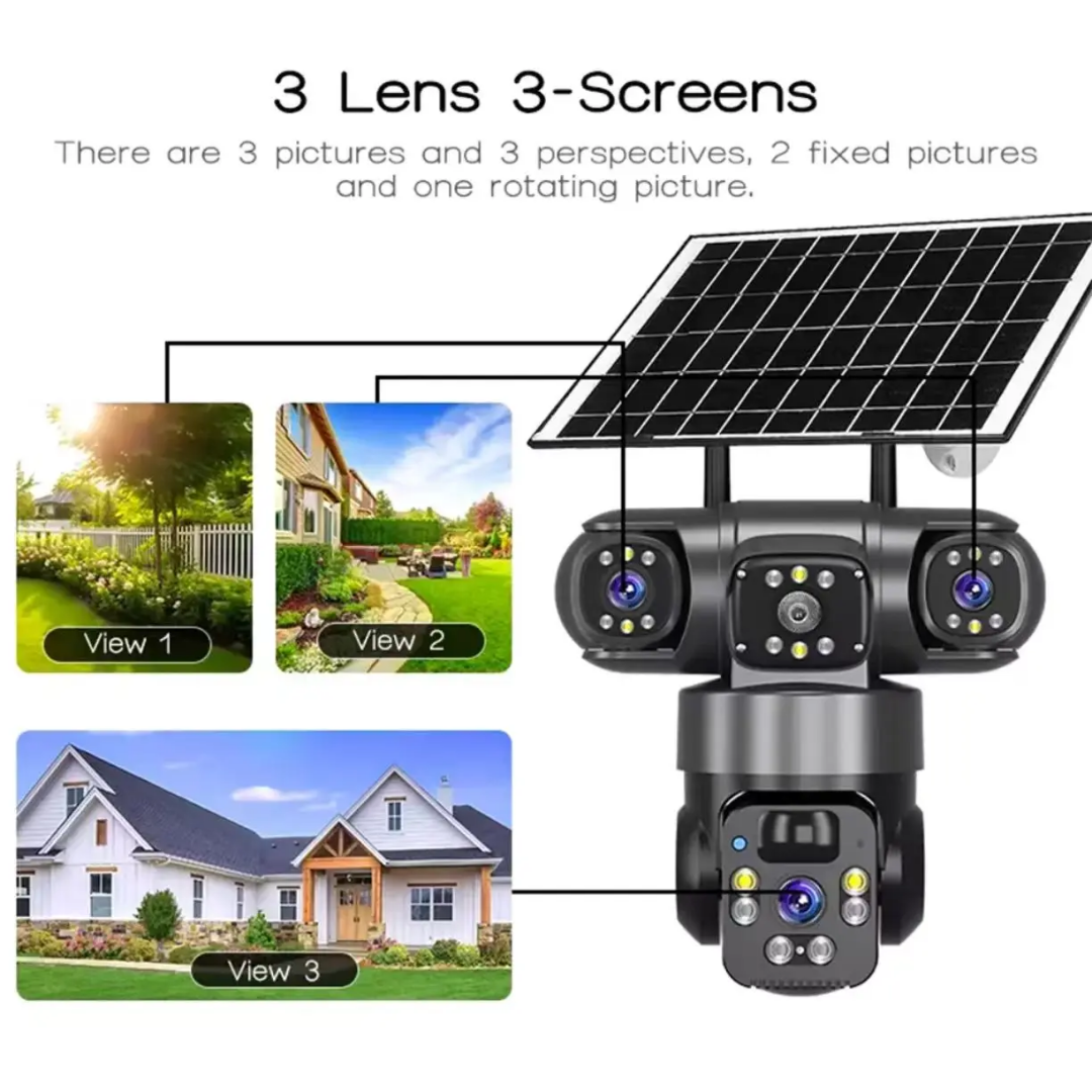 Solar powered wifi camera ABT-6651