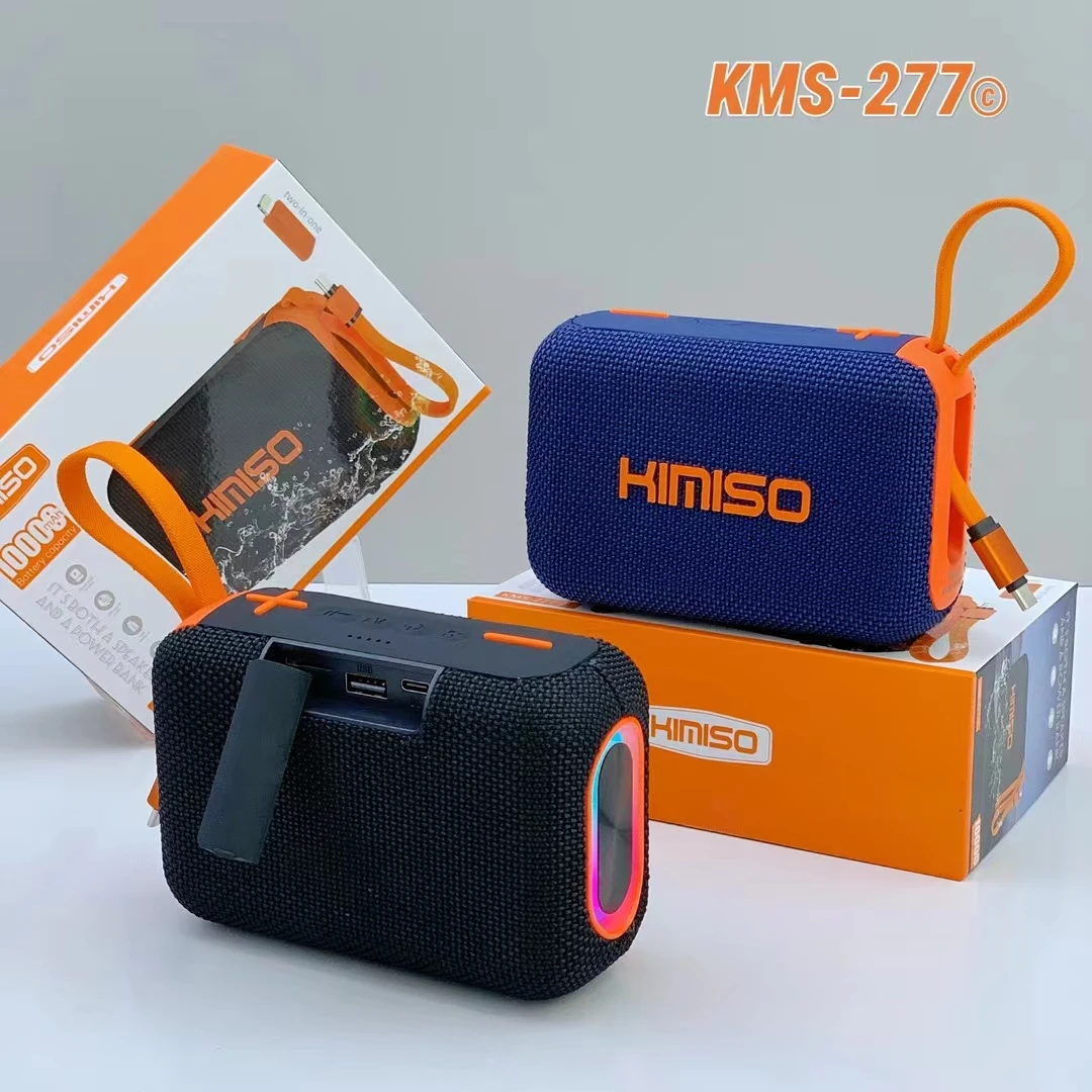 Kimiso speaker and power bank KMS -277C