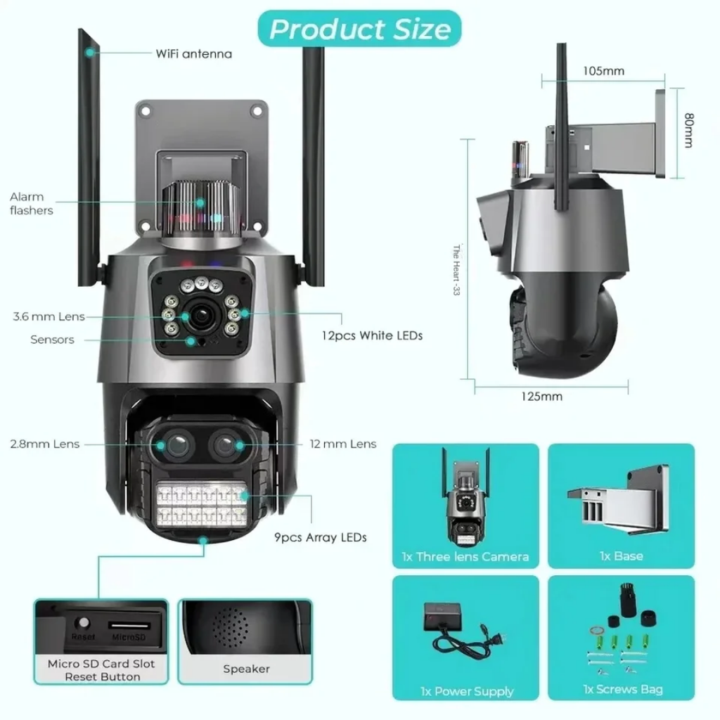 360? visual angle cloud wifi camera P11-QQ6