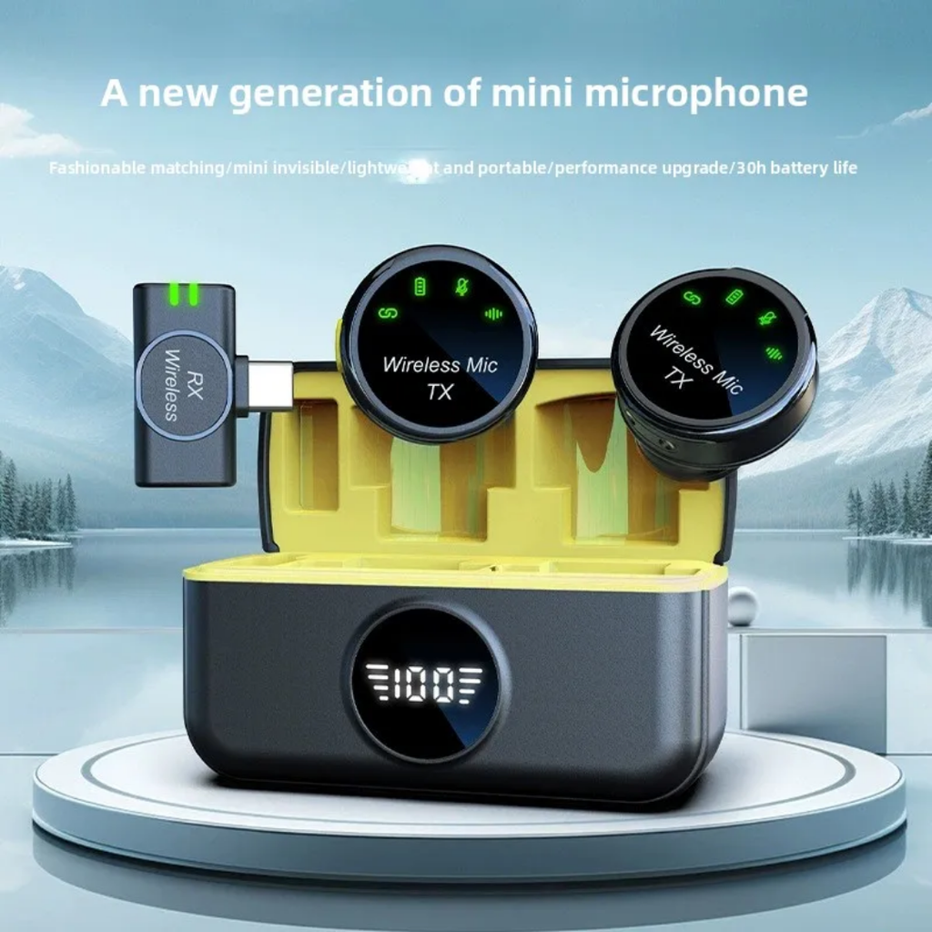 S5 wireless lapel mic for outdoor live streaming
