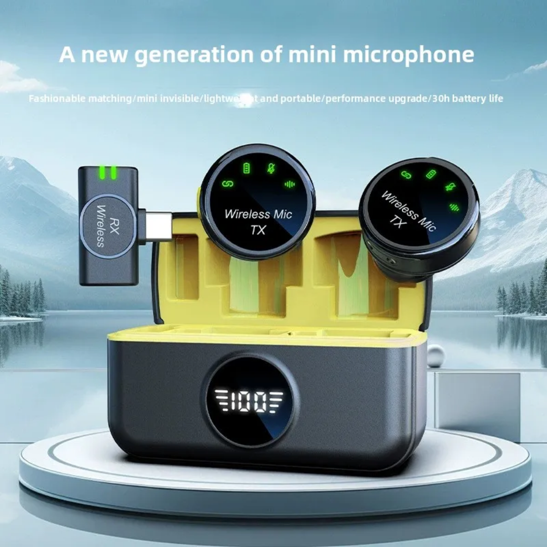 S5 wireless lapel mic for outdoor live streaming