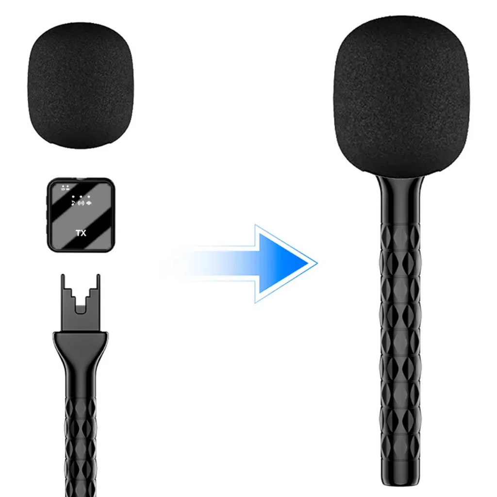 H1 wireless lavalier microphone handle