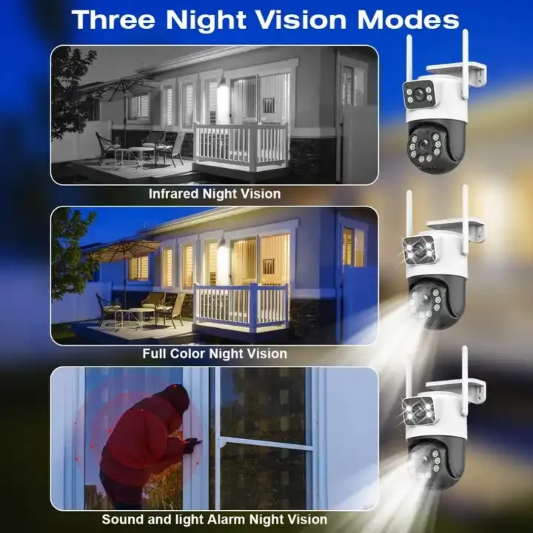 Wifi camera dual lense Q08-C2L