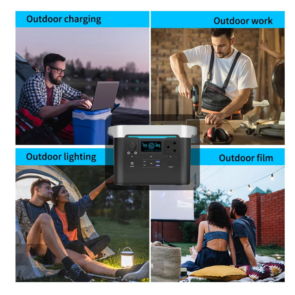 500w Energy Storage Power station with 150w solar panel