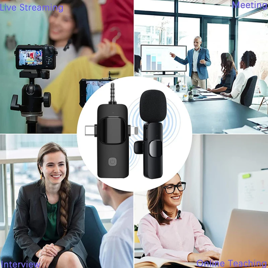 K15 3in1 lapel mic