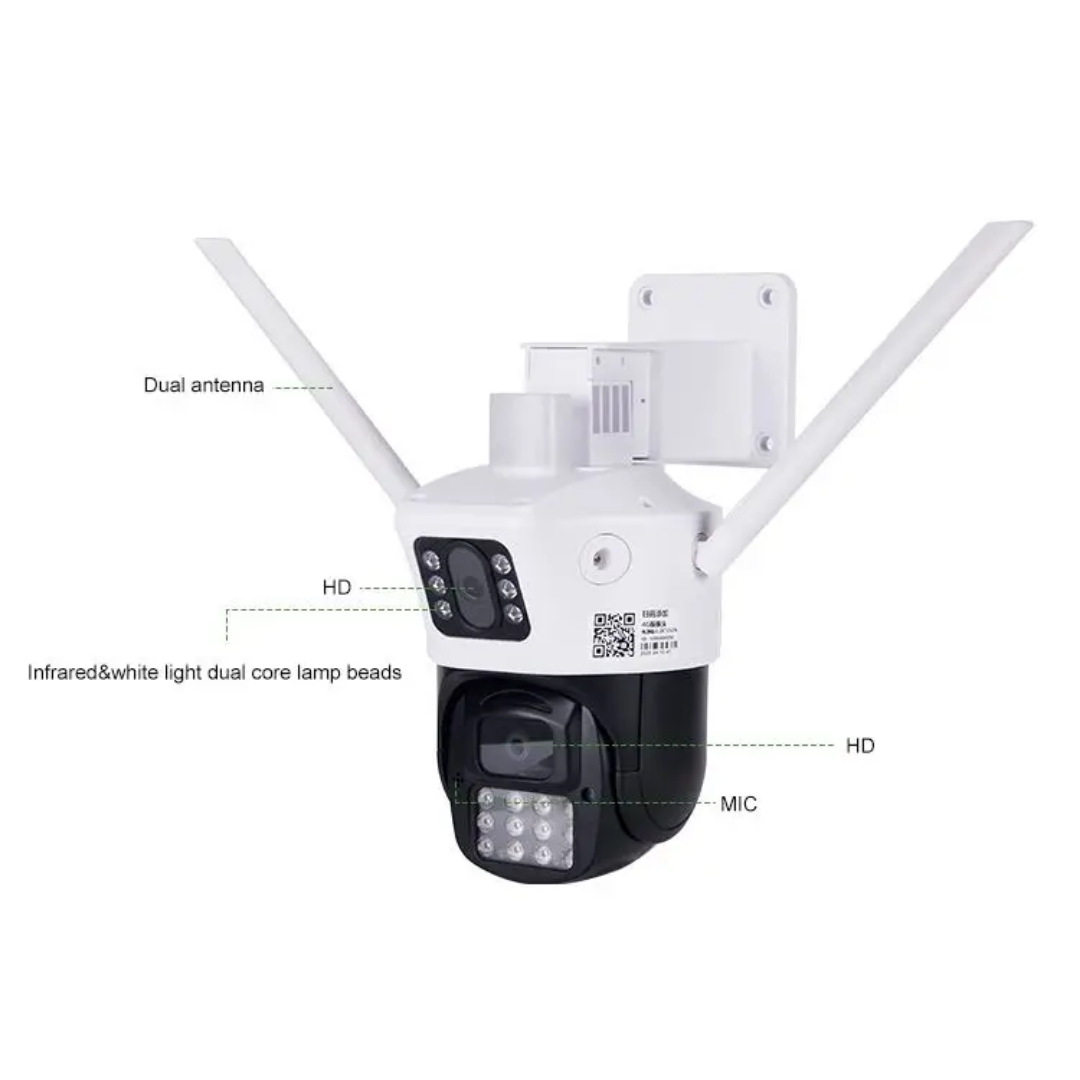Outdoor dual camera