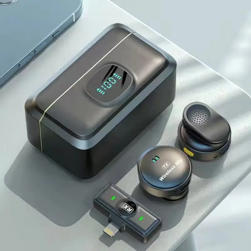 Q8 magnetic wireless lapel mic