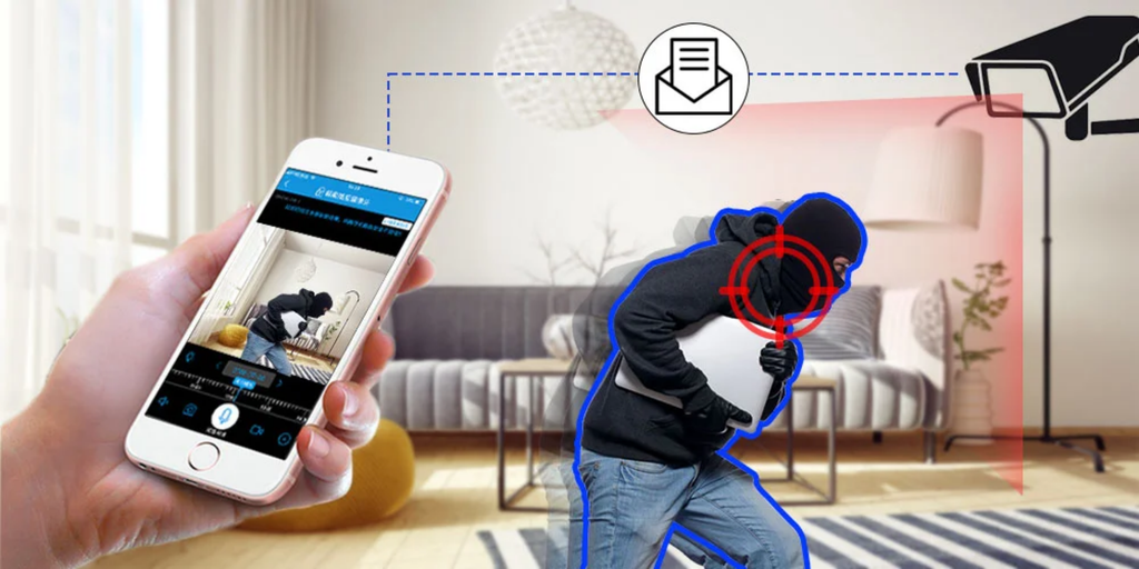 360? two optical sensors wifi camera