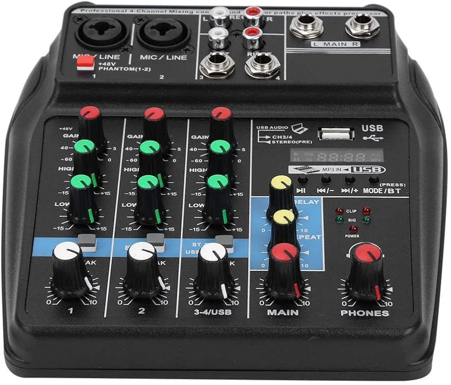 Andowl 4 channel mixer Q-SK740