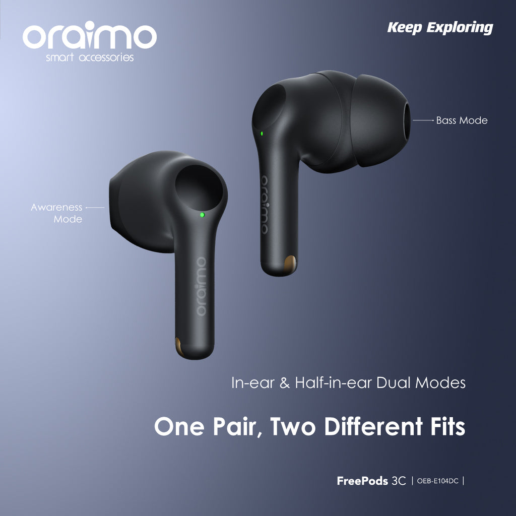 Oraimo tailor earpods and sound E104DC