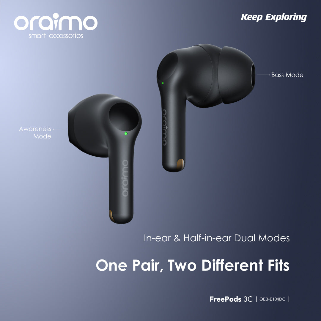 Oraimo tailor earpods and sound E104DC