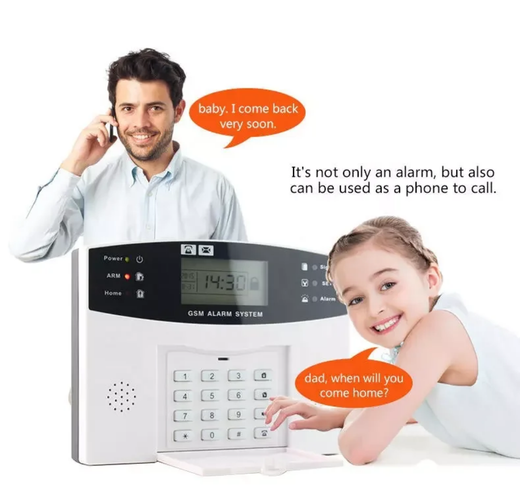 Wifi +GSM dual network alarm system GP-505