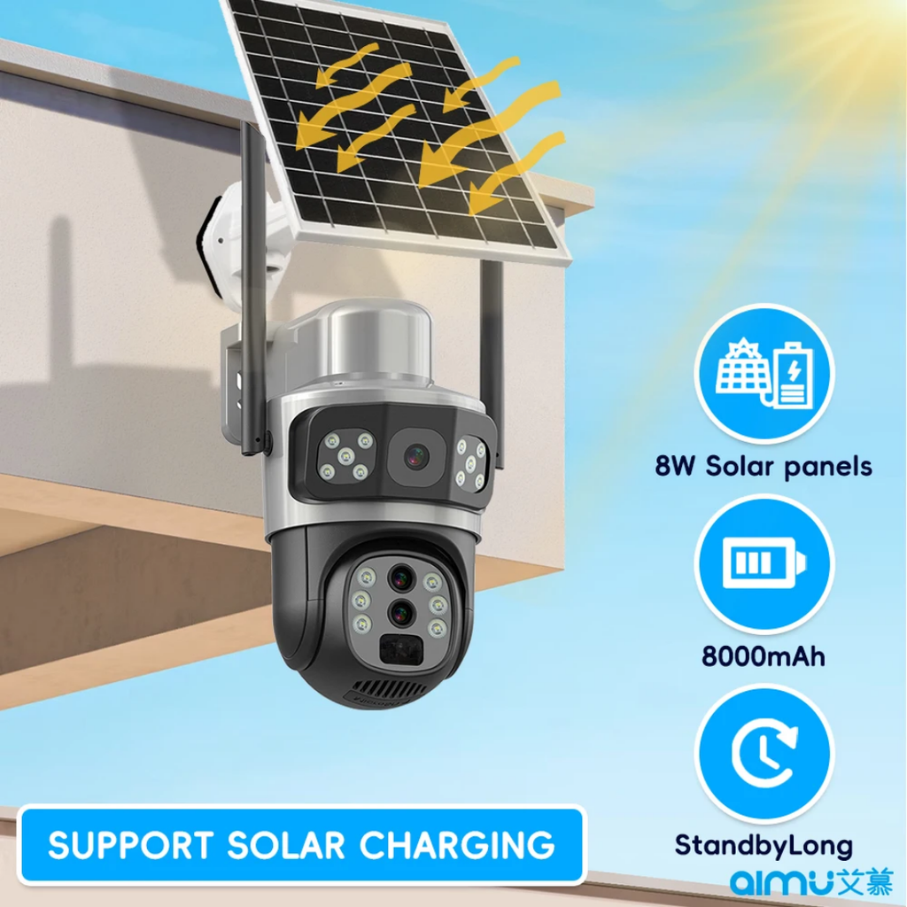 Intelligent solar camera V380 ABT 6612