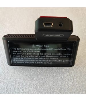 Andowl car DVR duallens Q-CA801