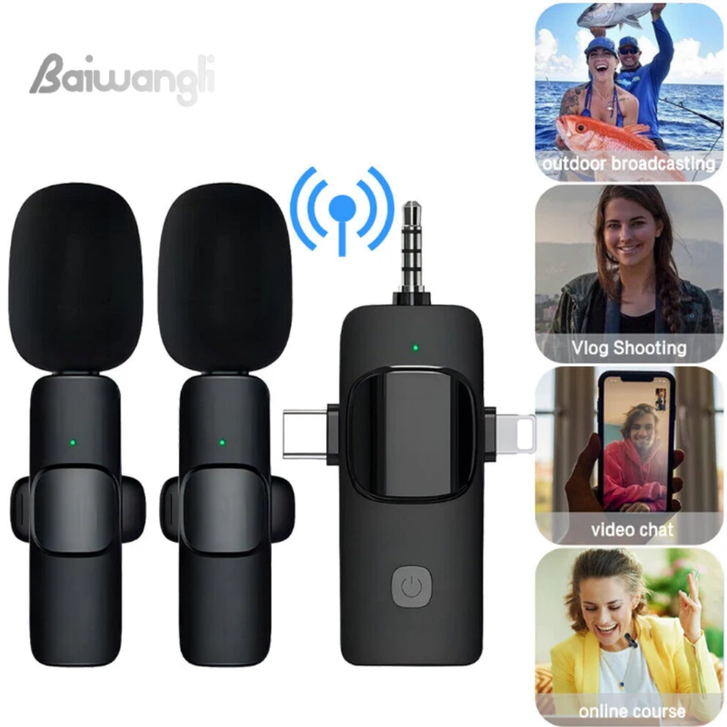 K15 3in1 lapel mic