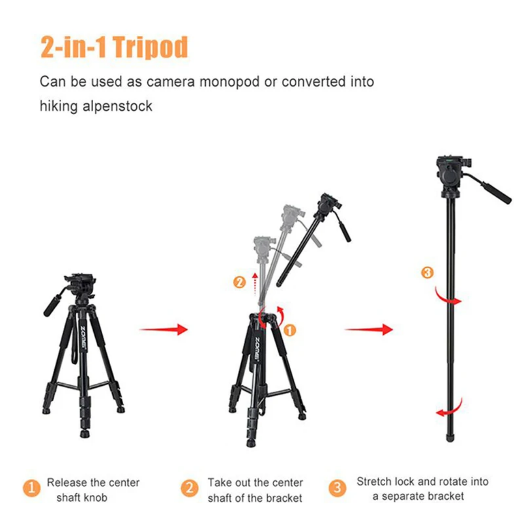 Zomei camera tripod Q310