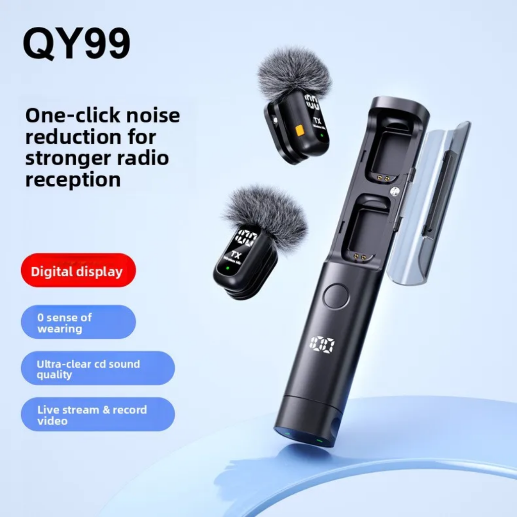 QY99 wireless lapel microphone