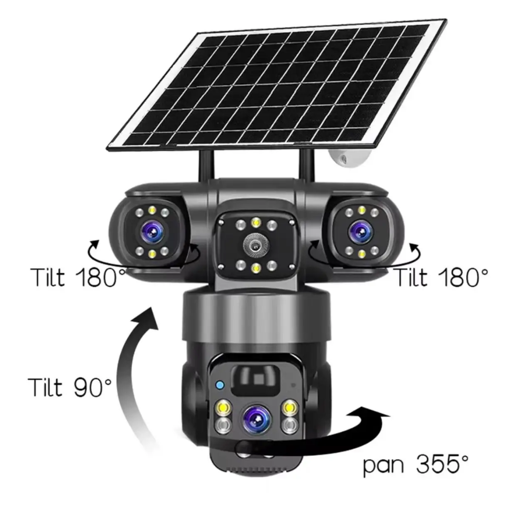 Solar powered wifi camera ABT-6651