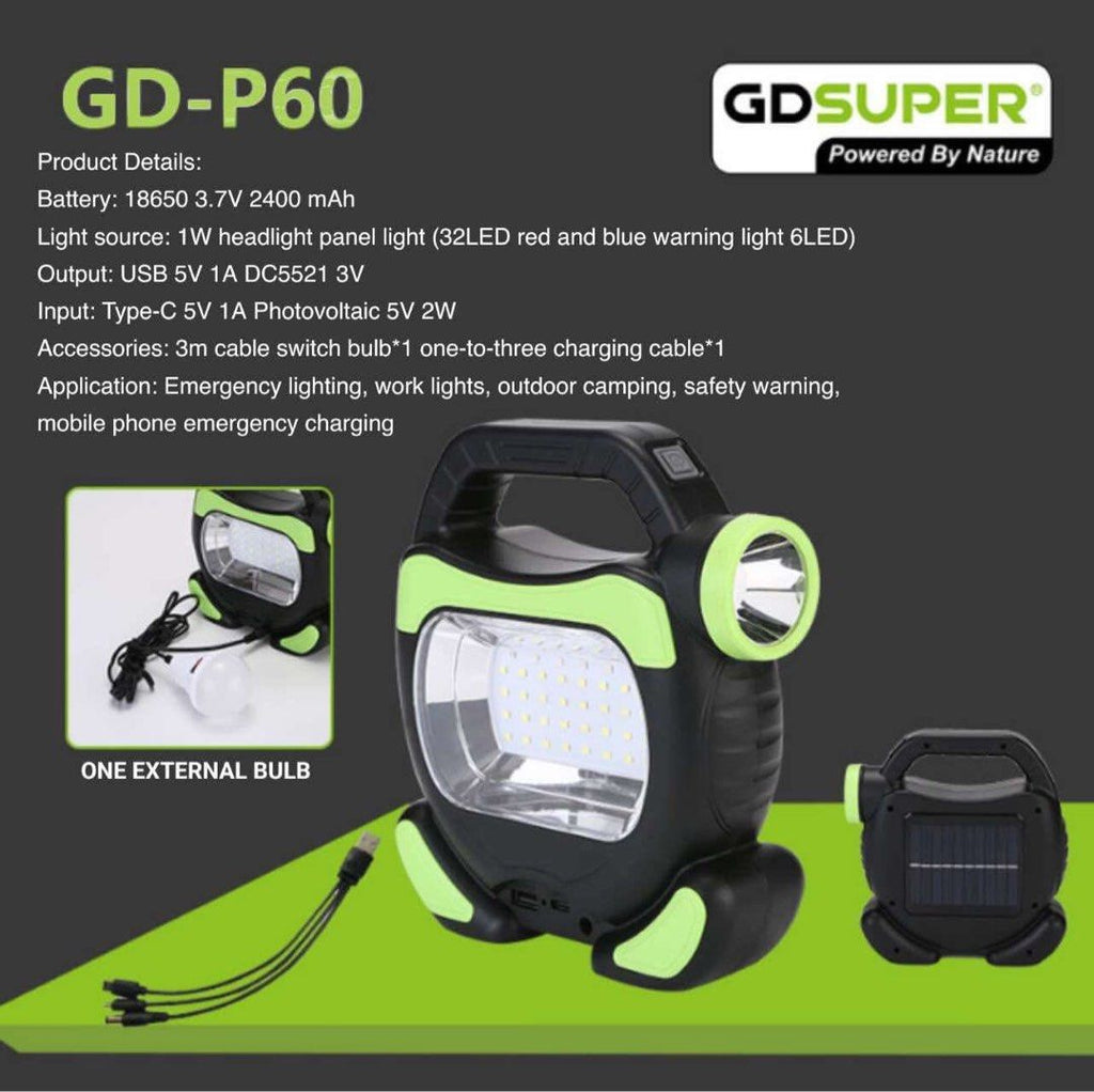 GD super solar light GD-P60