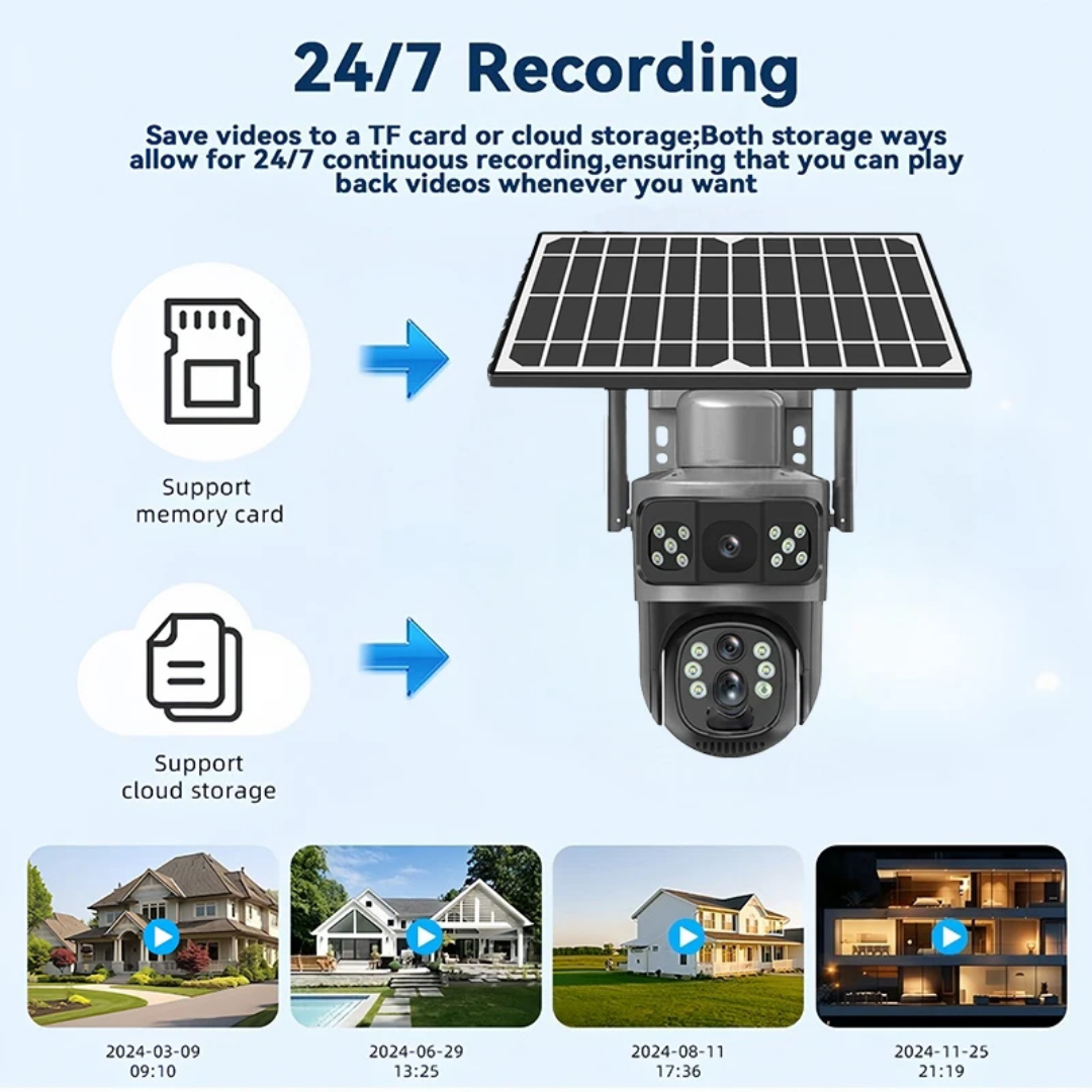 4g HD outdoor and solar camera C168