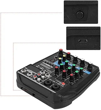 Andowl 4 channel mixer Q-SK740