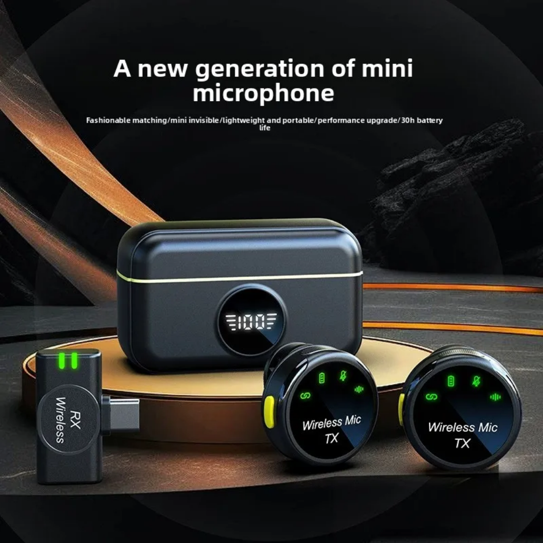 S5 wireless lapel mic for outdoor live streaming