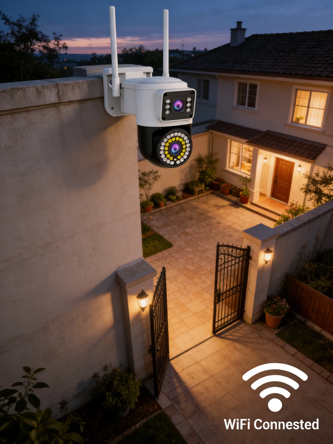 Dual camera wifi camera