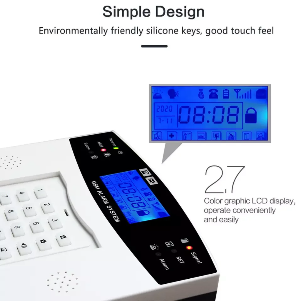 Wifi +GSM dual network alarm system GP-505