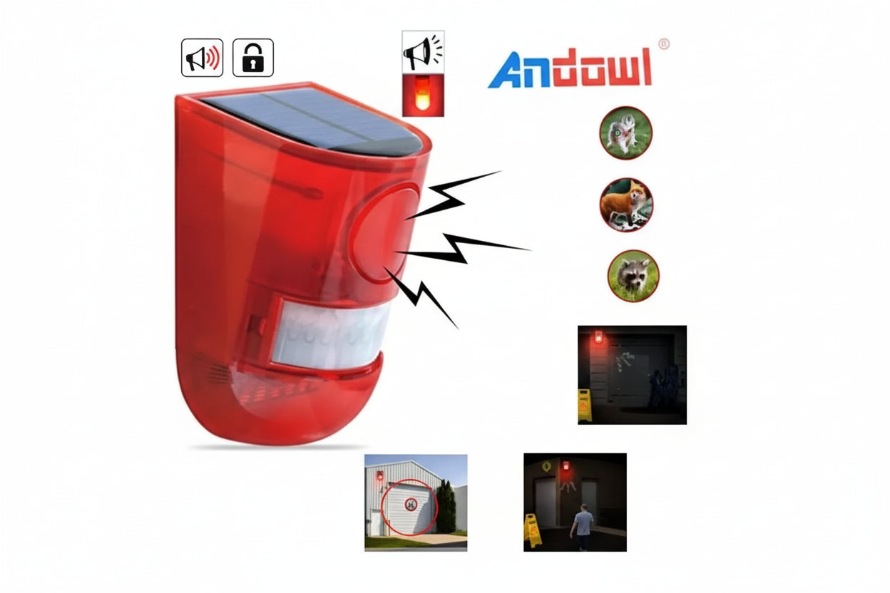 Solar alarm lamp Q-A233B