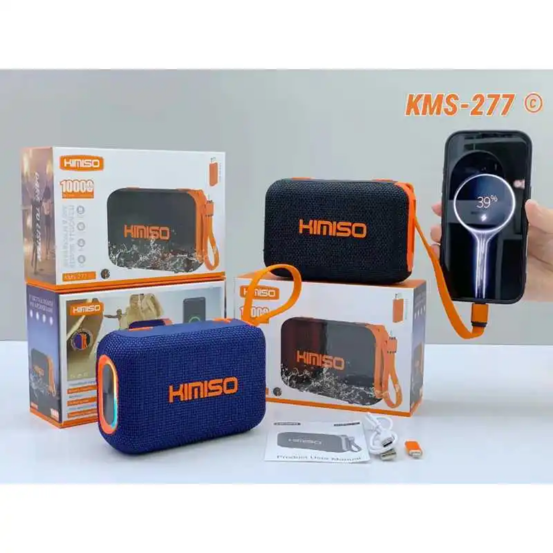 Kimiso speaker and power bank KMS -277C