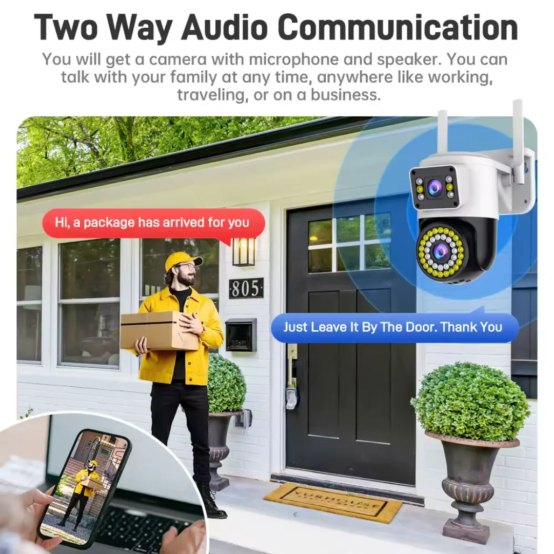 Dual camera wifi camera