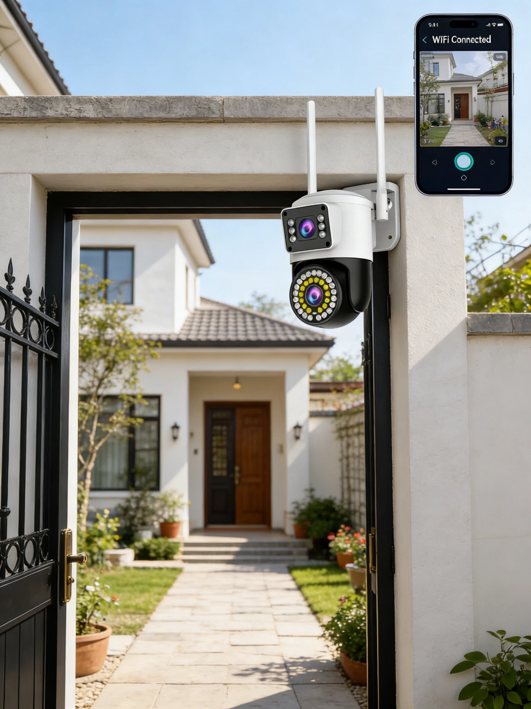 Dual camera wifi camera