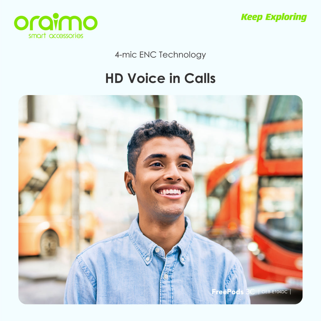 Oraimo tailor earpods and sound E104DC
