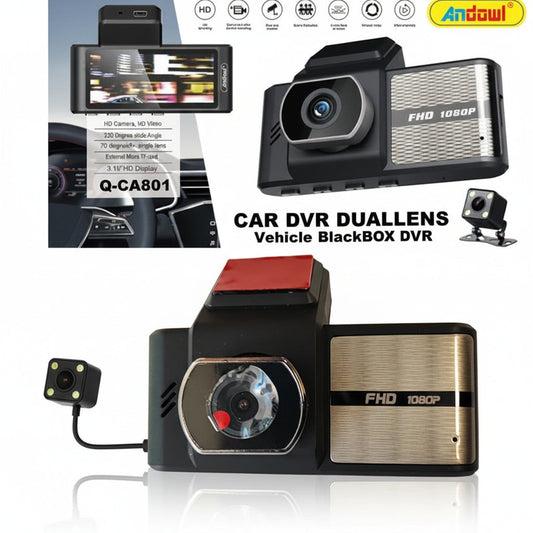 Andowl car DVR duallens Q-CA801