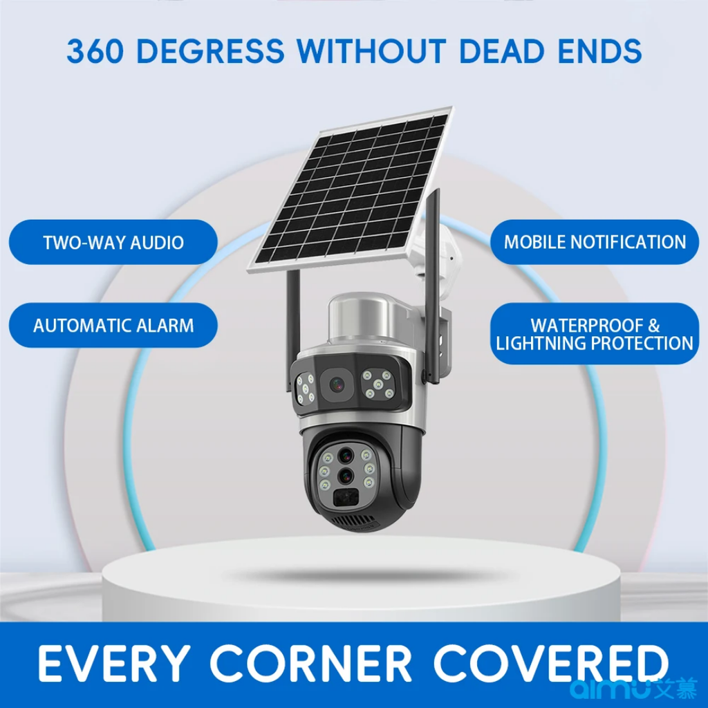 Intelligent solar camera V380 ABT 6612