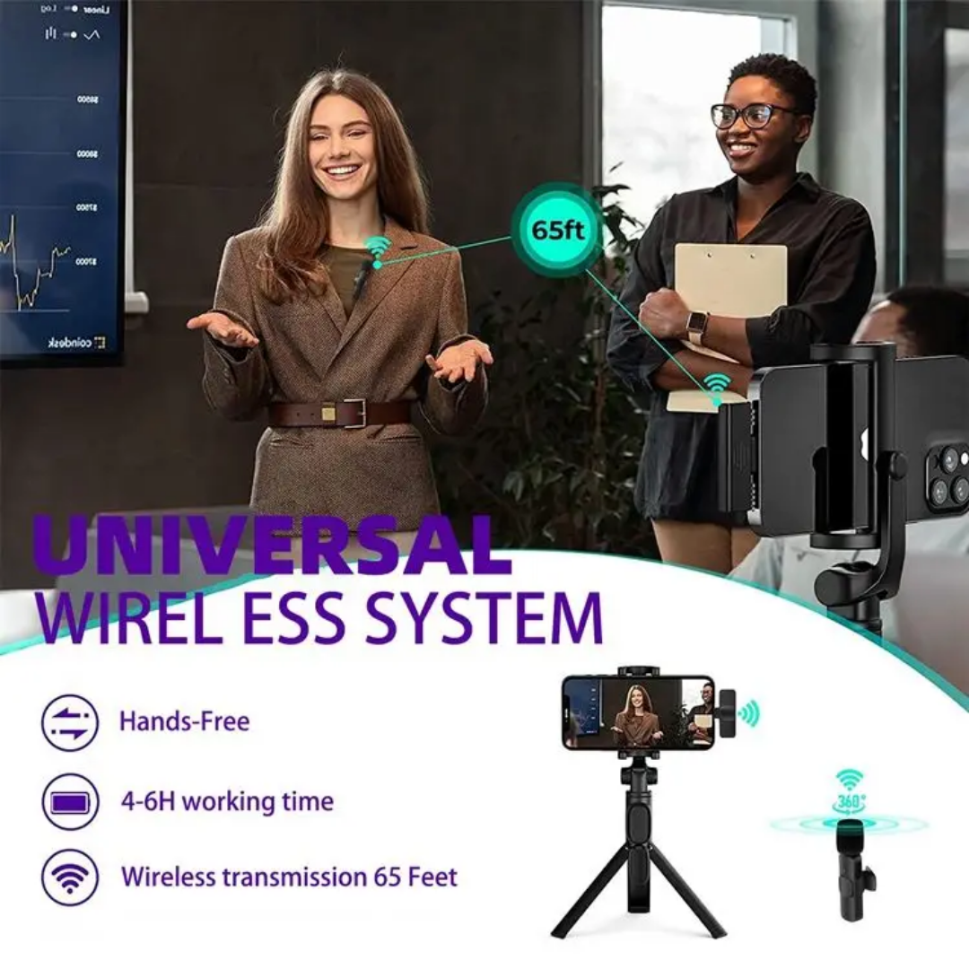 Iphone Dual lapel mic
