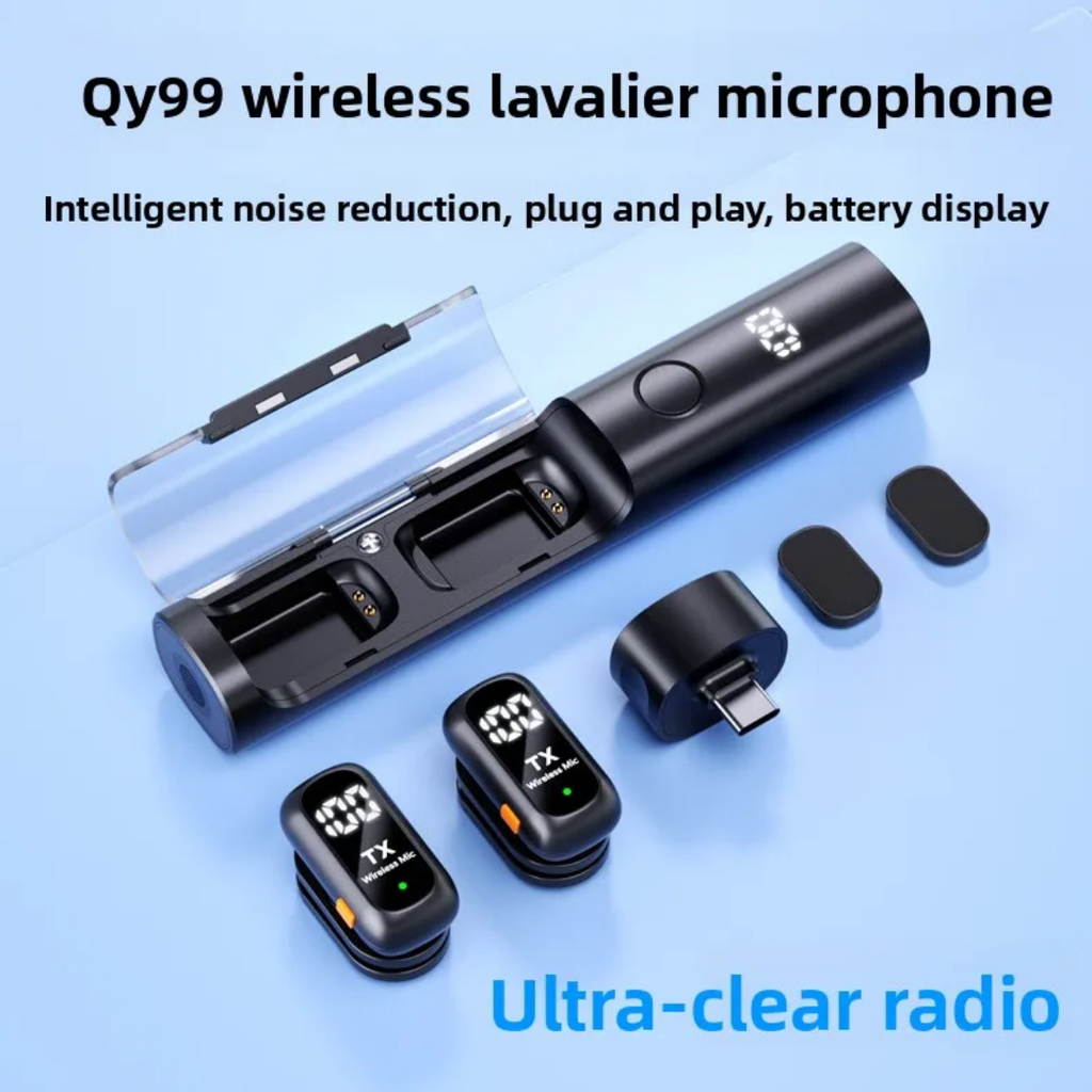 QY99 wireless lapel microphone