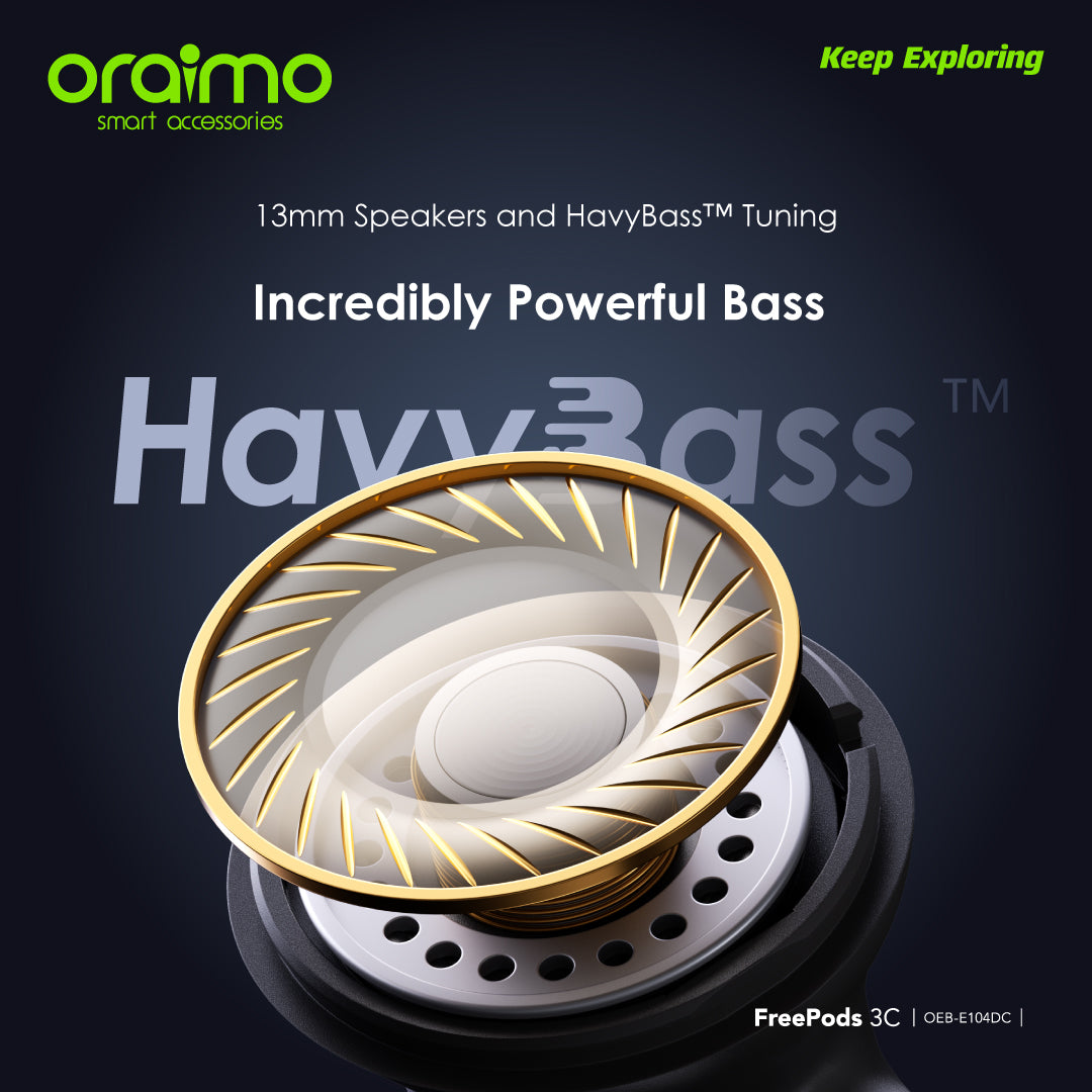 Oraimo tailor earpods and sound E104DC