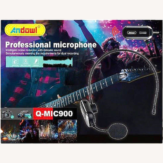 Wireless headset microphone/mic900