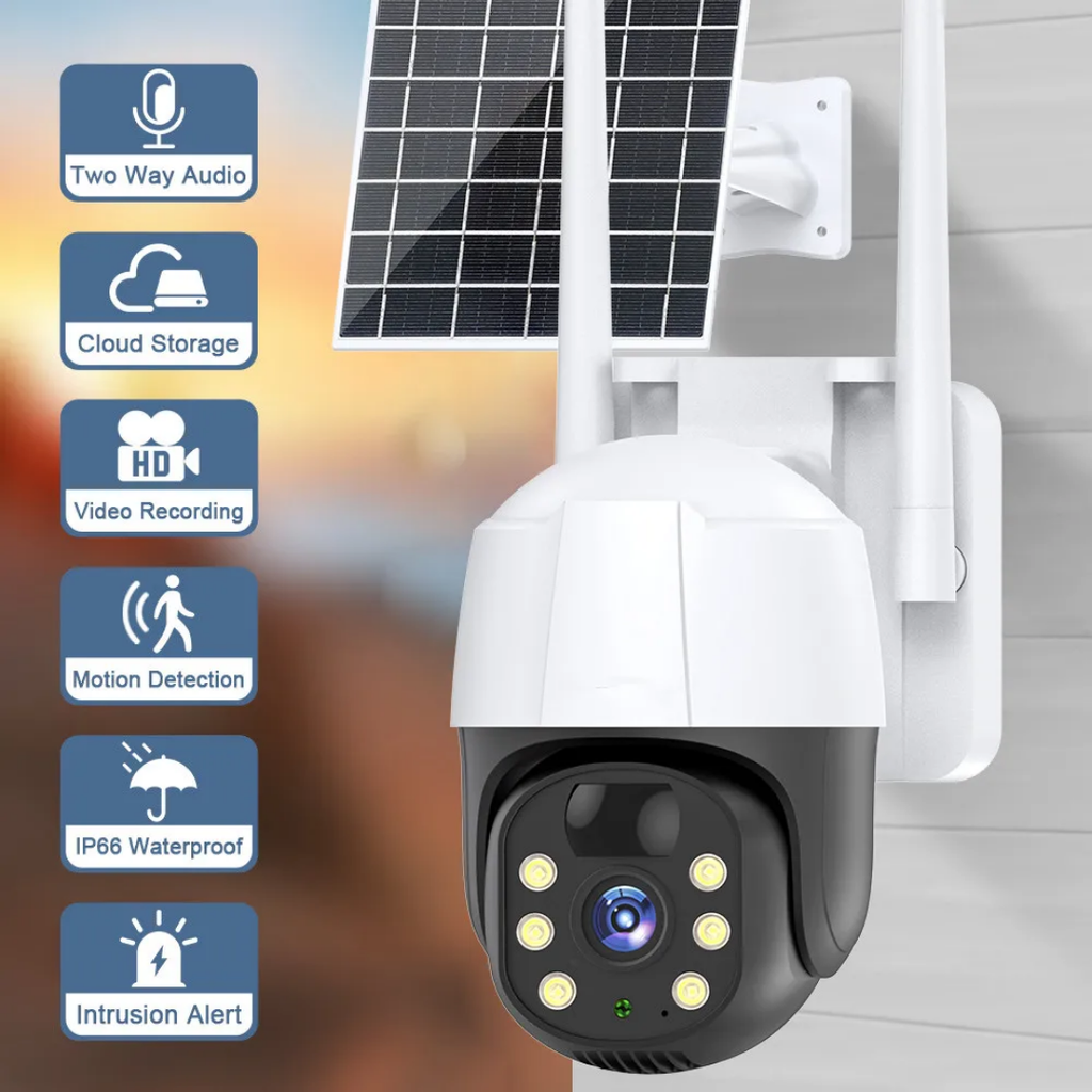 Solar camera with sim card slot Q-V380