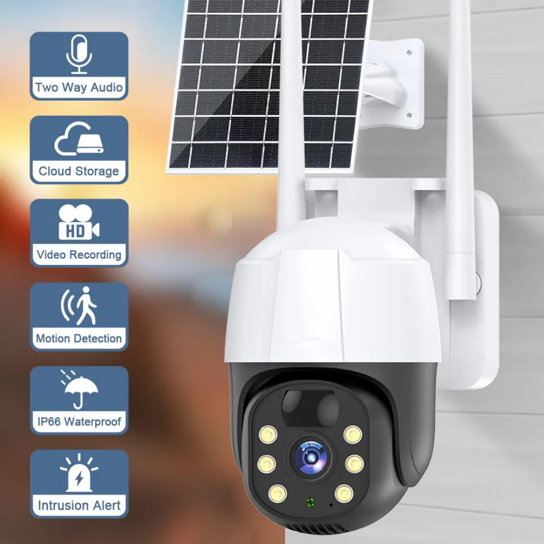 Solar camera with sim card slot Q-V380
