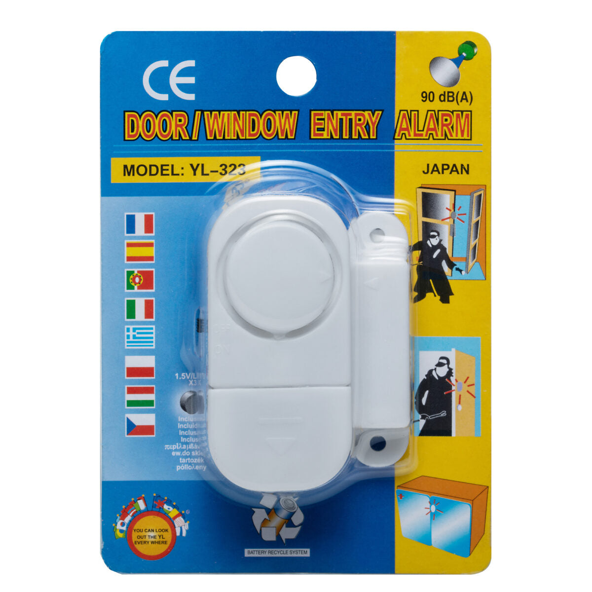 Door / window entry alarm LL-9805 – ddashmate.com