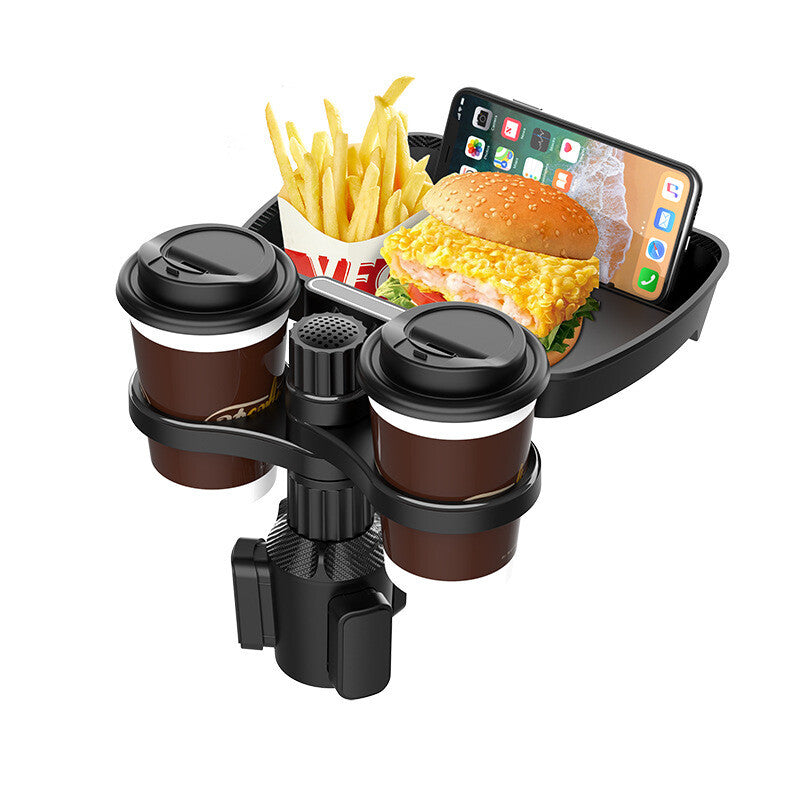 Drink cup base with food tray HB-H32063