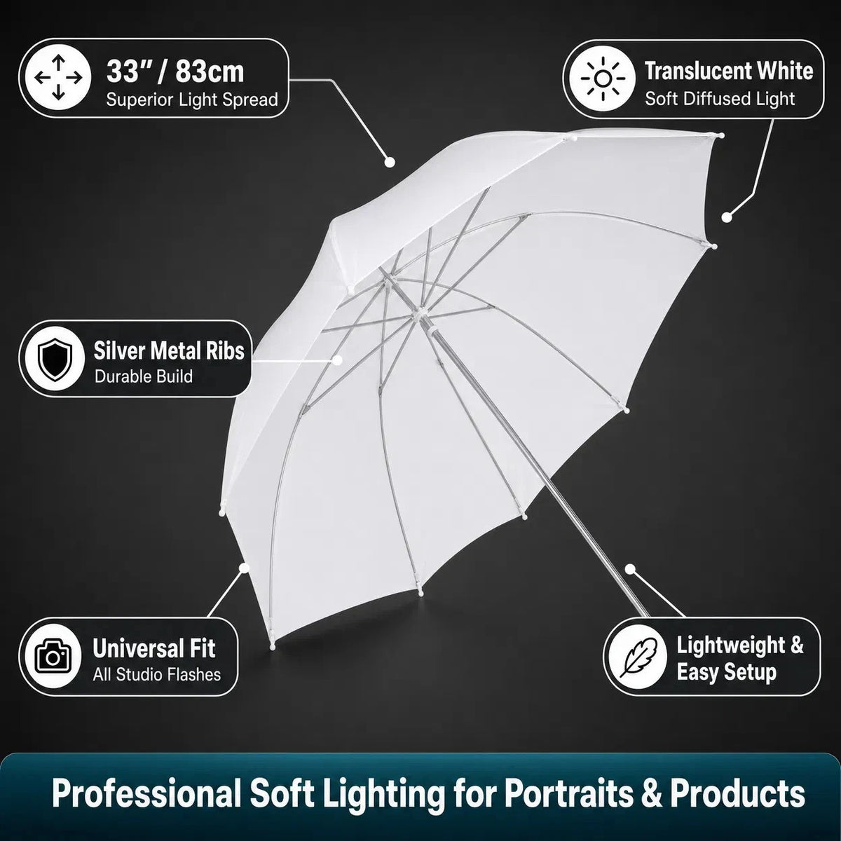 Photo shoot umbrella