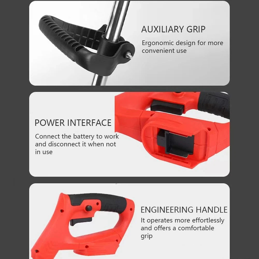 Lithium lawn mower grass cutter